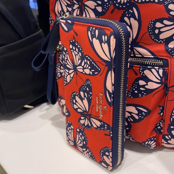 Kate Spade Chelsea Large Continental Wallet The little Better Butterfly Multi - Picture 7 of 16